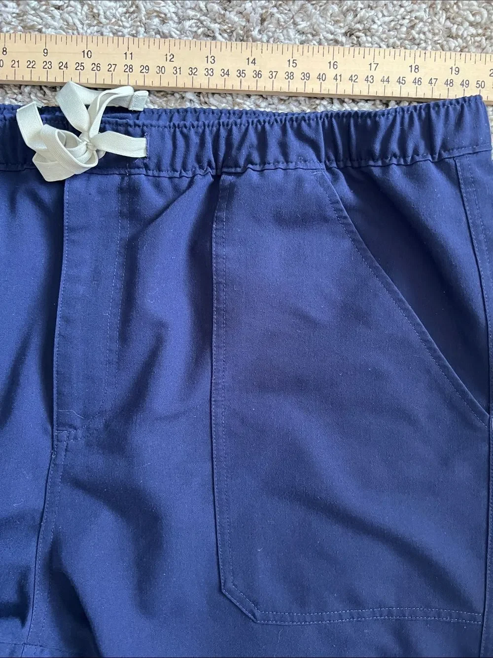 EUC FIGS Men's Cairo Cargo Scrub Pants Navy Size XXL/S